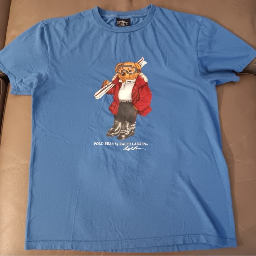 Ralph Lauren Blue Bear Graphic Tee
